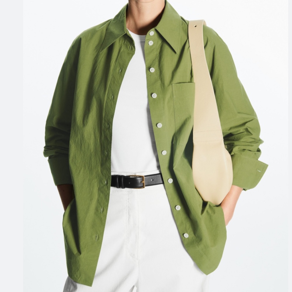 cos oversized button down